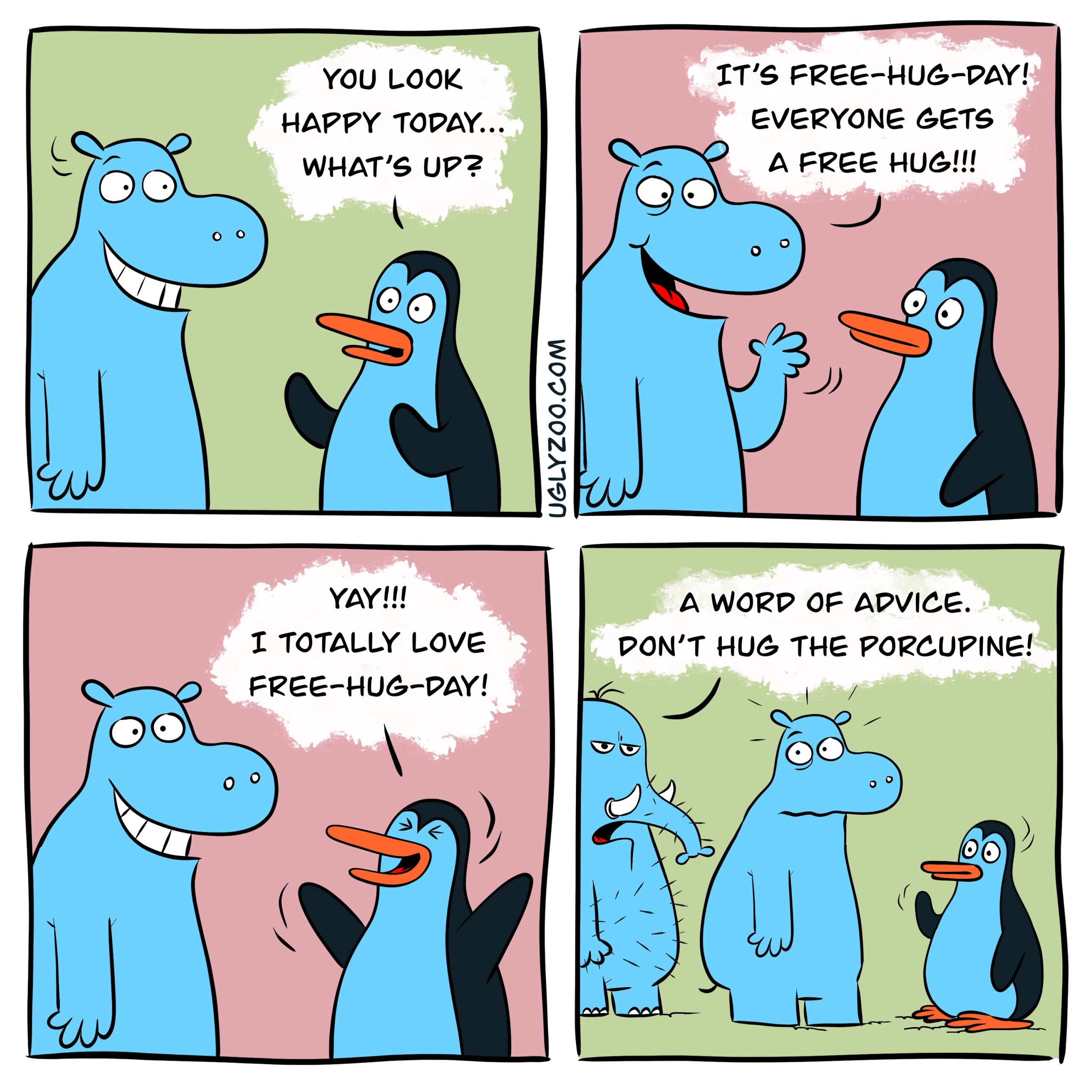 UglyZoo: Free Hug Day